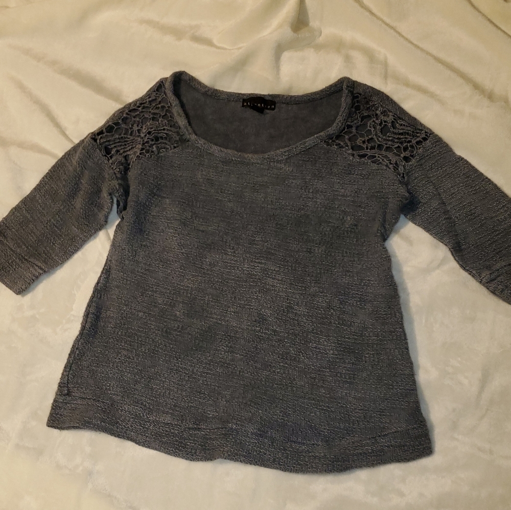 Navy colored shirt